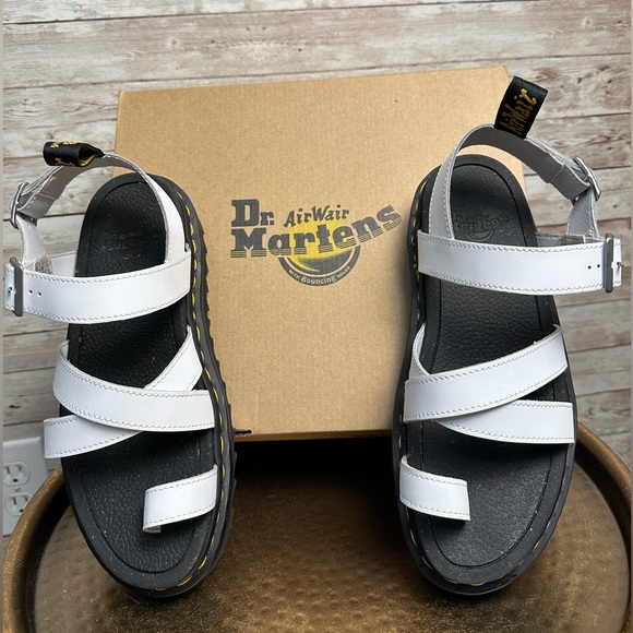 Dr. Martens Shoes - Dr. Martens Avery Platform Strappy Leather Sandals - US 8